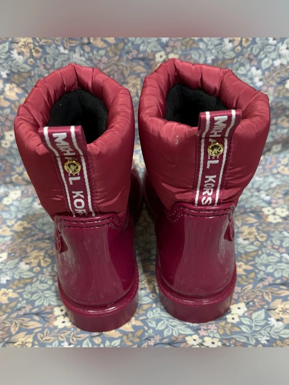 Michael Kors Blakely Rain Bootie in Berry